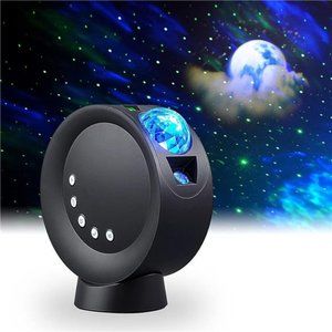 LED Sky Projector Light, Galaxy Lighting, Nebula Star Night Lamp with Base